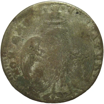 ½ Lira - Francesco III d'Este back