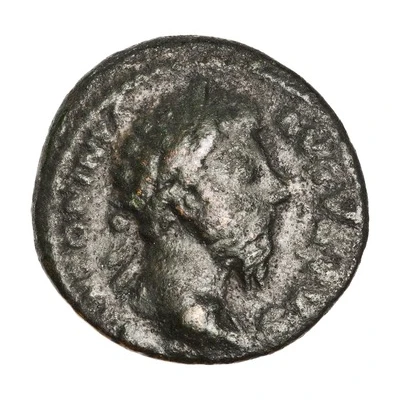 Æ - Marcus Aurelius COS III; Jupiter Ammon front