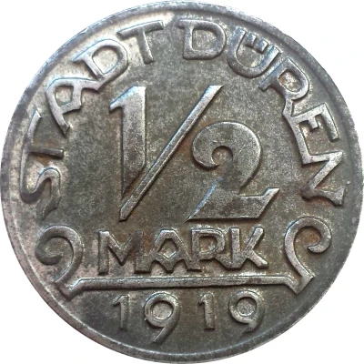 ½ Mark - Düren front