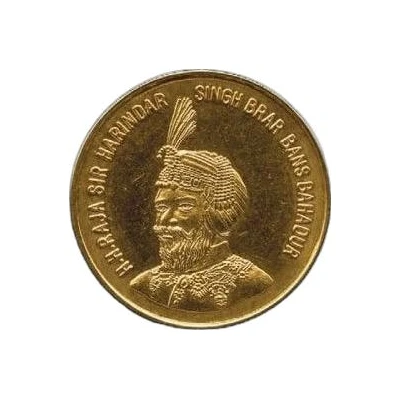 ⅔ Mohur - Harindar Singh Brar Medallic Gold Issue front