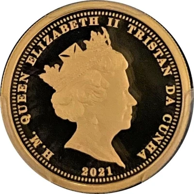 ¼ Noble - Elizabeth II King Edward III front