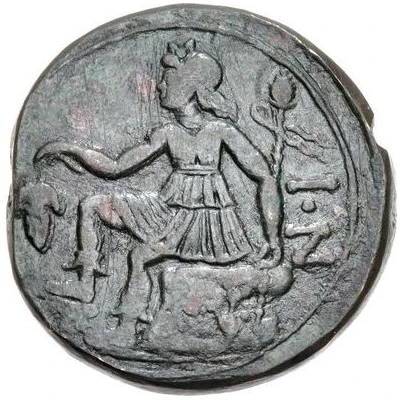 Æ Nummus 210 BC - 200 BC back