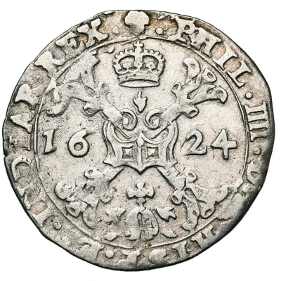 ¼ Patagon - Philip IV front