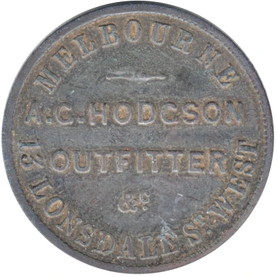 ½ Penny - A.G. Hodgson Lonsdale Street West, Melbourne;Victoria front