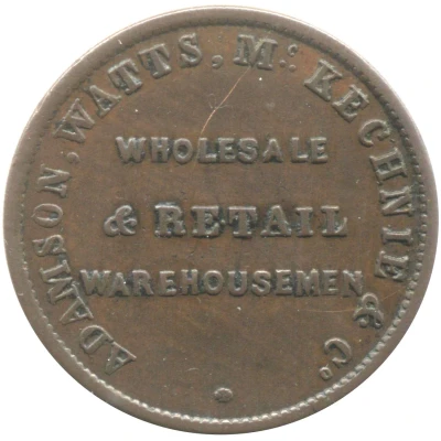 ½ Penny - Adamson, Watts, McKechnie & Co. Melbourne: Victoria front