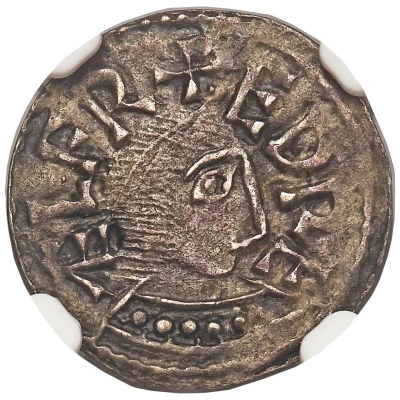 ½ Penny - Alfred the Great London monogram type front