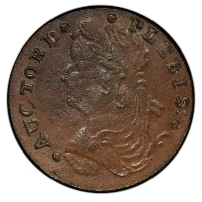 ½ Penny - Auctori Plebis front