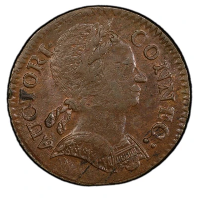 ½ Penny - Copper "Bust Facing Right" front