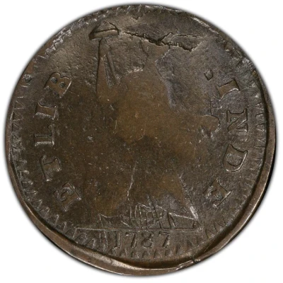 ½ Penny - Copper “Liberty Seated Right” back