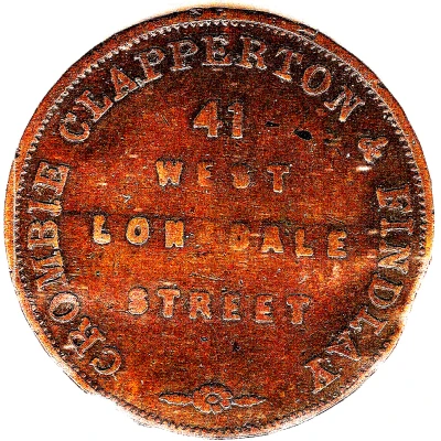 ½ Penny - Crombie, Clapperton and Findlay Melbourne; Victoria ND front