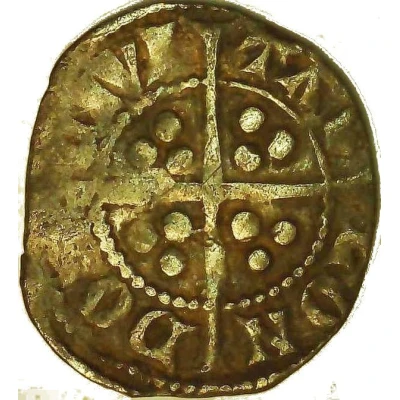 ½ Penny - Edward I London mint; class 10 ND back