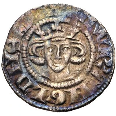 ½ Penny - Edward I London mint; class 3g ND front