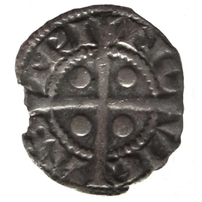 ½ Penny - Edward I Newcastle mint; class 3e ND back