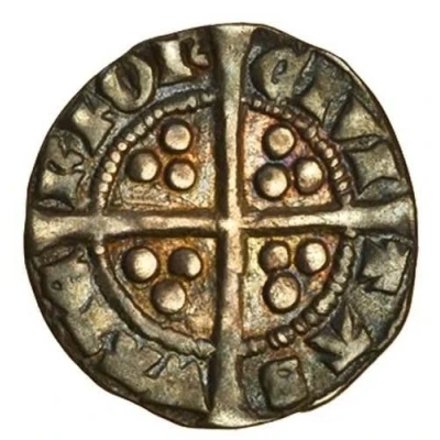 ½ Penny - Edward I Second coinage, Class I, Waterford ND back