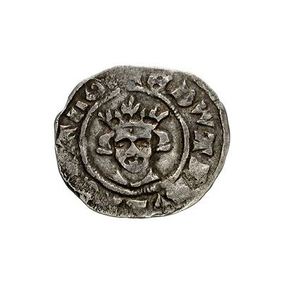 ½ Penny - Edward III 2nd coinage ND front