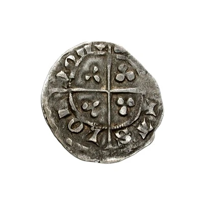 ½ Penny - Edward III 2nd coinage ND back