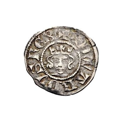 ½ Penny - Edward III 3rd coinage; London ND front