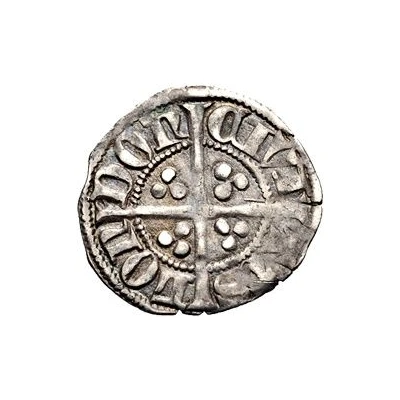 ½ Penny - Edward III 3rd coinage; London ND back