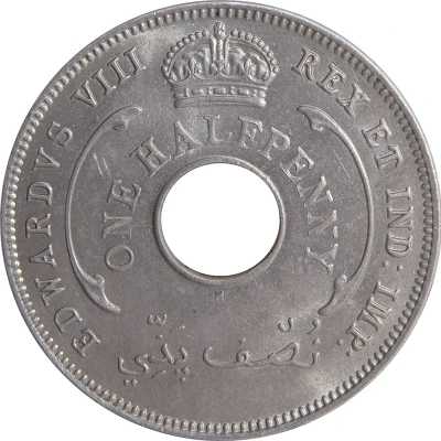 ½ Penny - Edward VIII front