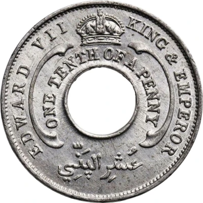 ⅒ Penny - Edward VII front