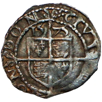 ¾ Penny - Elizabeth I 3rd and 4th issue back