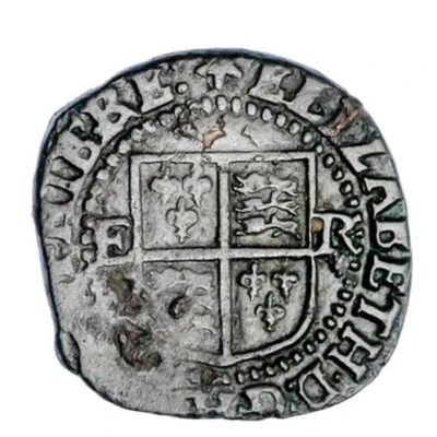 ½ Penny - Elizabeth I Third coinage back