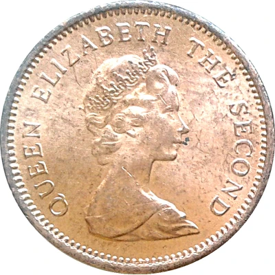 ½ Penny - Elizabeth II 2nd portrait front