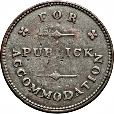 ½ Penny - George III John McTurk back