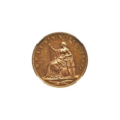 ½ Penny - George III Pattern back