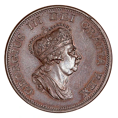 ½ Penny - George III Pattern front