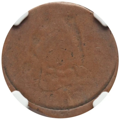 ½ Penny George III right ND front