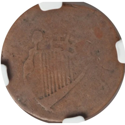 ½ Penny George III right ND back