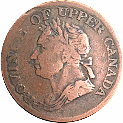 ½ Penny George IV front