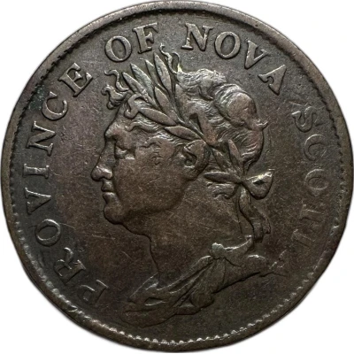 ½ Penny - George IV front