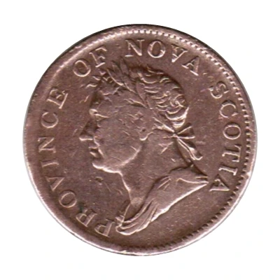 ½ Penny - George IV front