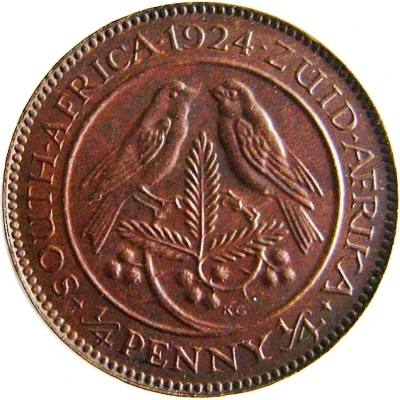 ¼ Penny - George V ¼ Penny ¼ back