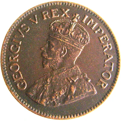 ½ Penny - George V ½ Penny ½ front