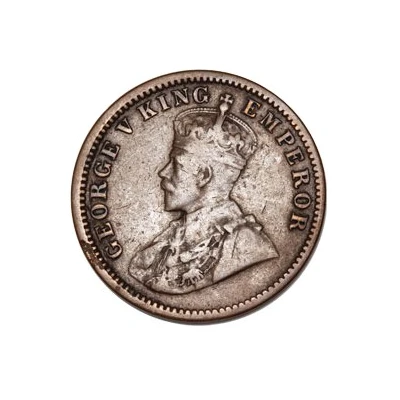 ½ Penny - George V Indian ¼ Anna Obverse Mule front