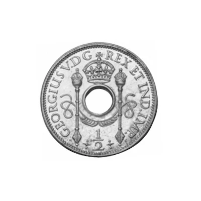 ½ Penny - George V Trial Strike front