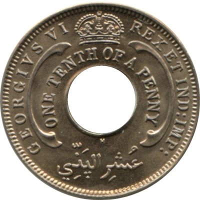 ⅒ Penny - George VI front