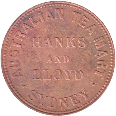 ½ Penny - Hanks and Lloyd Sydney; New South Wales front