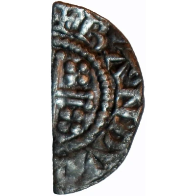 ½ Penny - Henry II Short Cross type; class 1b ND back