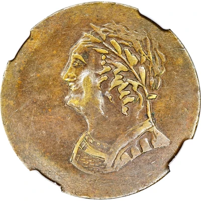 ½ Penny Imitation Bust and Harp ND front