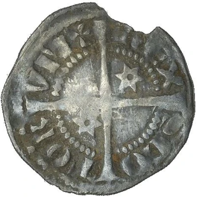 ½ Penny - John Balliol 1st Coinage ND back