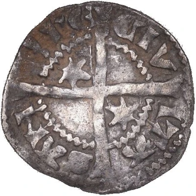 ½ Penny - John Balliol 1st Coinage ND back