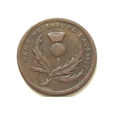 ½ Penny - John Brown, Halifax ND front