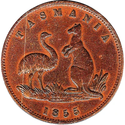 ½ Penny - Lewis Abrahams Hobart; Tasmania back