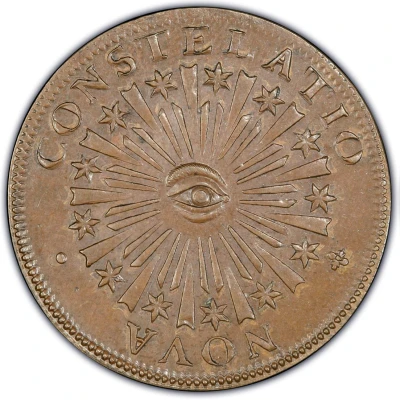 ½ Penny - Nova Constellatio “Blunt Rays, CONSTELATIO” back