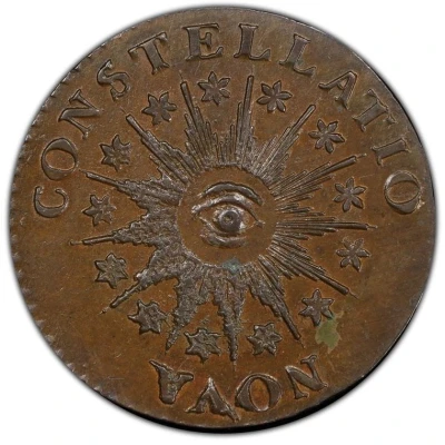 ½ Penny - Nova Constellatio “Pointed Rays” back