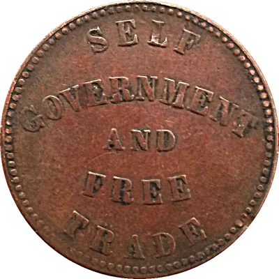 ½ Penny Prince Edward Island - Self government and free trade back